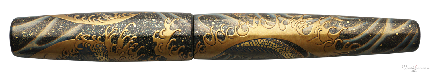 Danitrio Seiryu Blue Dragon Maki-E on Mikado Fountain Pen