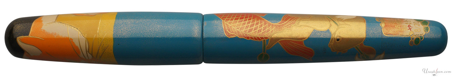 Danitrio Cat & Fishes Maki-E Version 2 Utagawa Kuniyoshi on Mikado Fountain Pen
