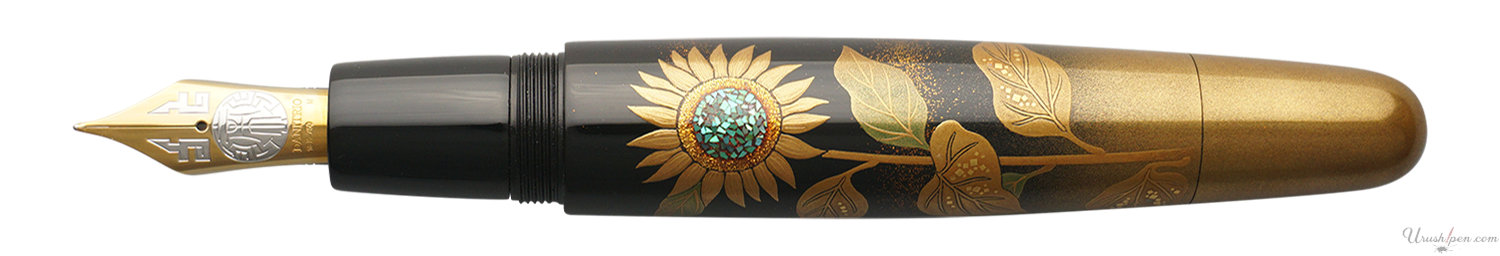 Danitrio Sunflower Maki-E on Mikado Fountain Pen