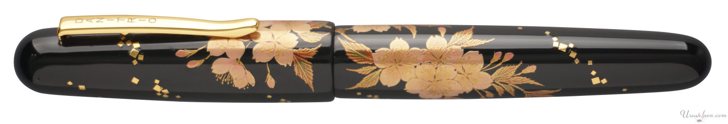 Danitrio Sakura Maki-E on Takumi Fountain Pen