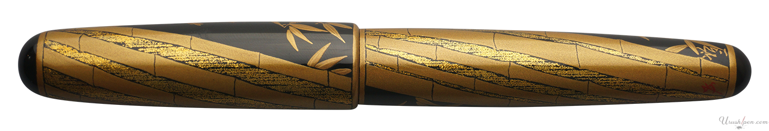 Danitrio Katamigawari Birds and Bamboo Maki-E on Takumi Fountain Pen