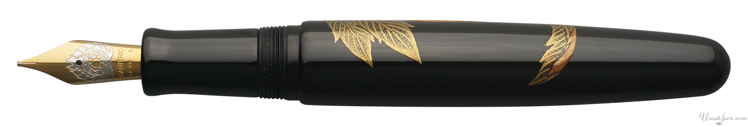 Danitrio Phoenix Maki-E w/ Black Background on Takumi Fountain Pen
