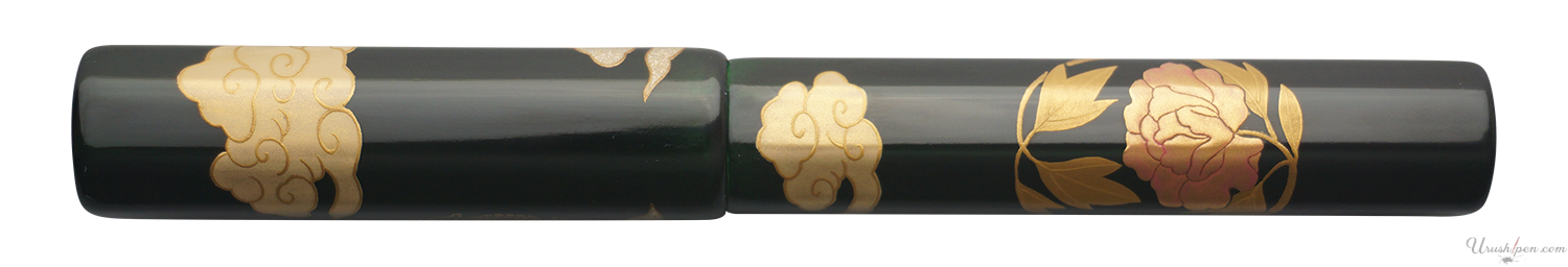 Dragon and Phoenix Maki-E on Sho-Hakkaku Fountain Pen