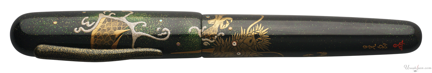 Danitrio Dragon Maki-E on Takumi Fountain Pen
