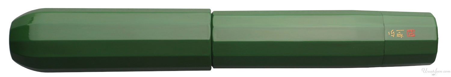 Danitrio Roiro-Migaki on Midori Green on Junikaku Fountain Pen Closed