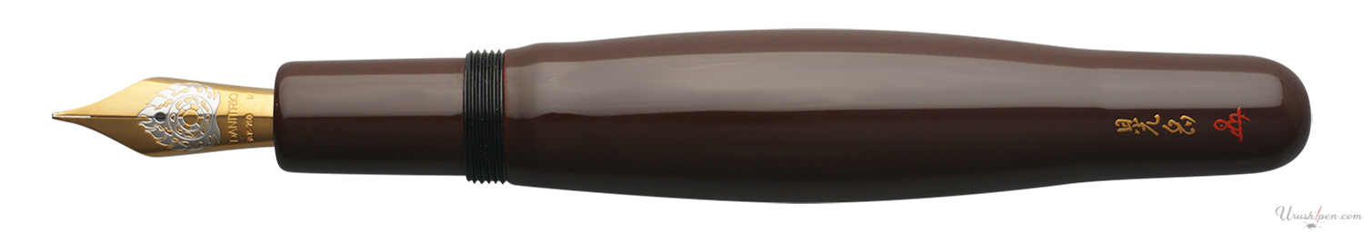 Danitrio Roiro-migaki in Dark Wine on Hyotan Fountain Pen