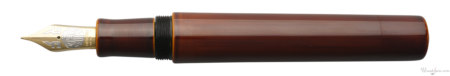 Danitrio Tame-nuri in Yellow on Sho-Genkai Fountain Pen