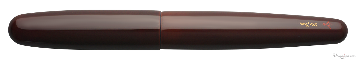 Danitrio Tame-nuri in Bengara Wine on Mikado Fountain Pen