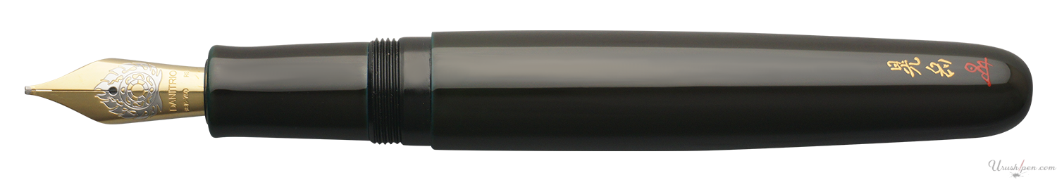 Danitrio Tame-nuri in Blue Green on Takumi Fountain Pen