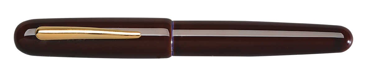 Danitrio tamenuri in Purple on Takumi Fountain Pen Capped