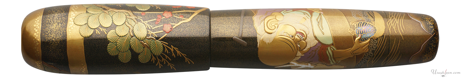 Danitrio Jurojin (God of Longevity) Maki-E on Yokozuna Fountain Pen