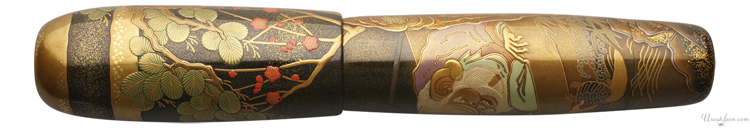 Danitrio Jurojin (God of Longevity) Maki-E on Yokozuna Fountain Pen