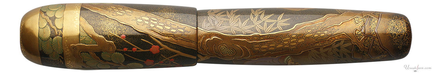 Danitrio Jurojin (God of Longevity) Maki-E on Yokozuna Fountain Pen
