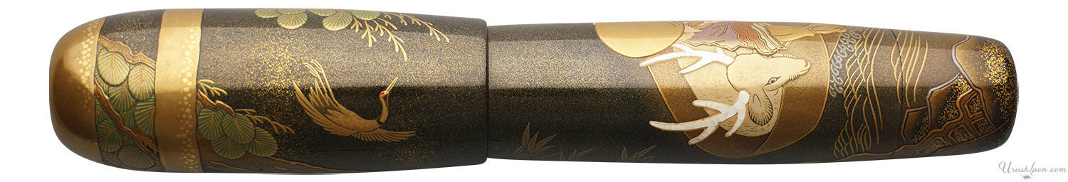 Danitrio Jurojin (God of Longevity) Maki-E on Yokozuna Fountain Pen