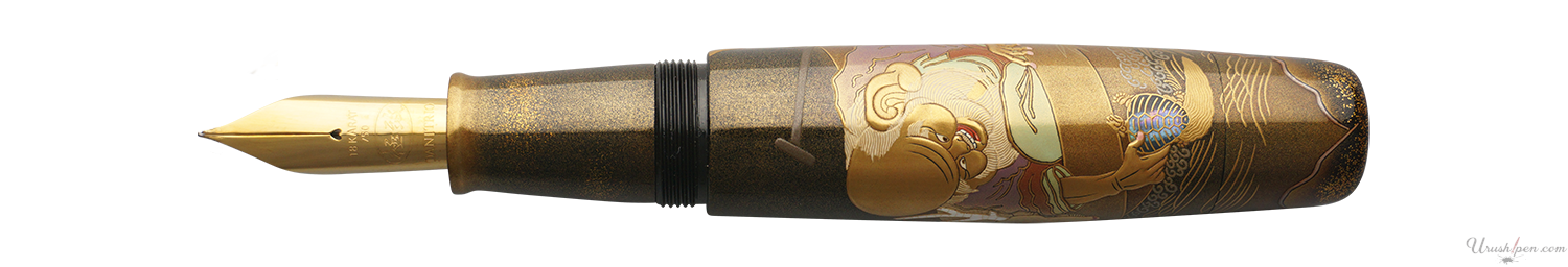 Danitrio Jurojin (God of Longevity) Maki-E on Yokozuna Fountain Pen