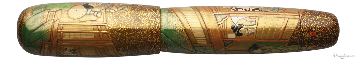 Danitrio Goyu Station Maki-E on Yokozuna Fountain Pen