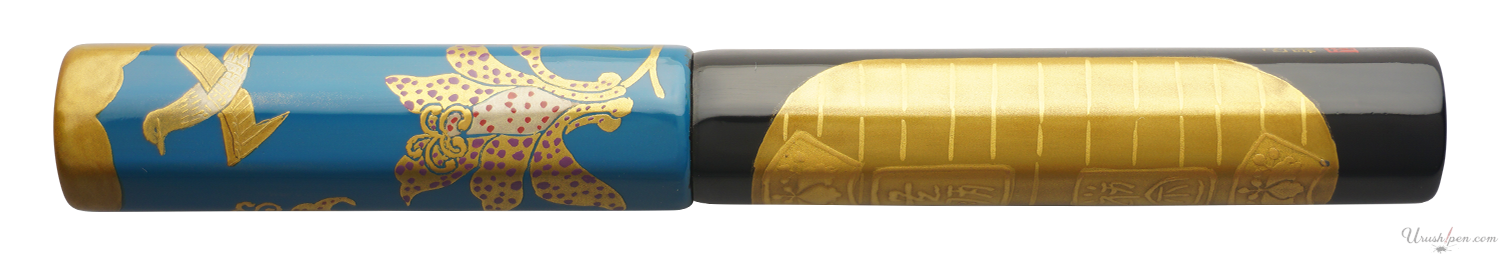 Danitrio Koban Gold Coin Maki-E on Sho-Hakkaku Fountain Pen