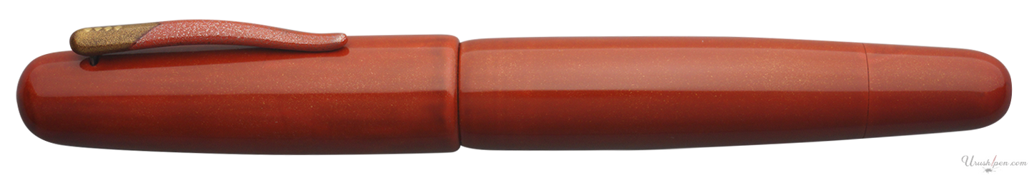 Danitrio Byakudan-nuri in Red on Mikado Fountain Pen