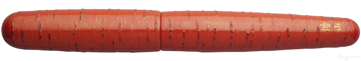 Danitrio Sakurakawa-nuri in Red on Mikado Fountain Pen