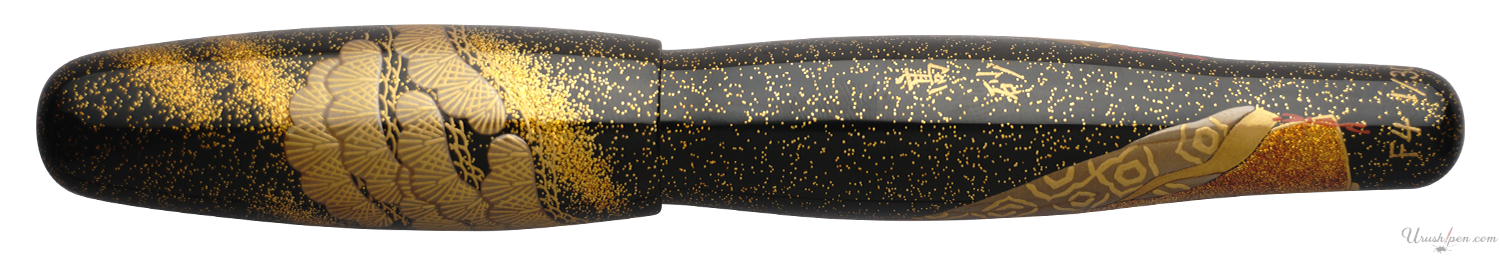 Danitrio Takasago Noh Play Maki-e on Hyotan Fountain Pen