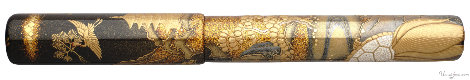 Danitrio Horaisan Maki-E on Genkai Fountain Pen