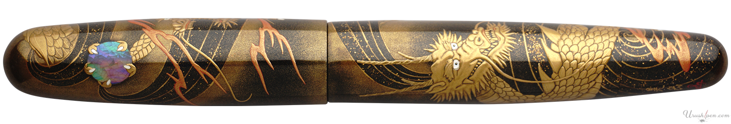 Danitrio Double Dragons Maki-E on Mikado Fountain Pen