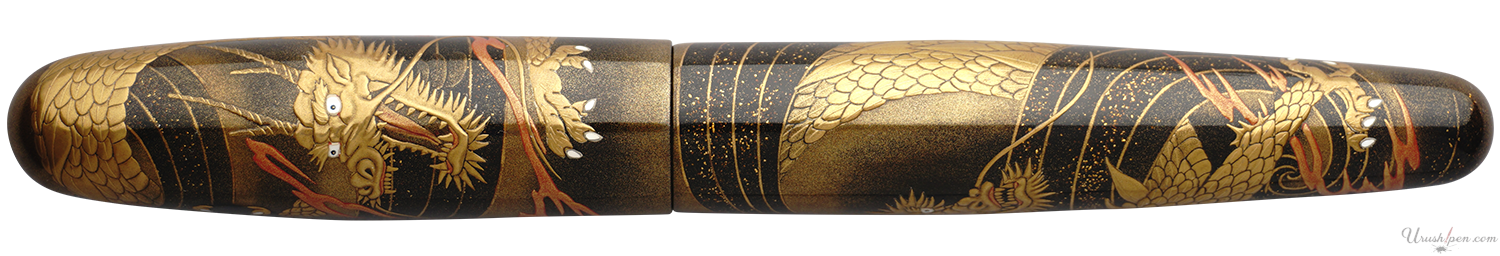Danitrio Double Dragons Maki-E on Mikado Fountain Pen