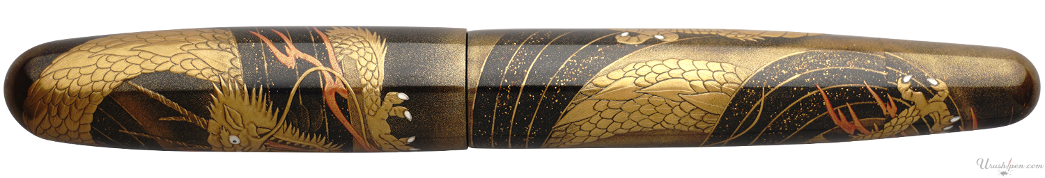 Danitrio Double Dragons Maki-E on Mikado Fountain Pen