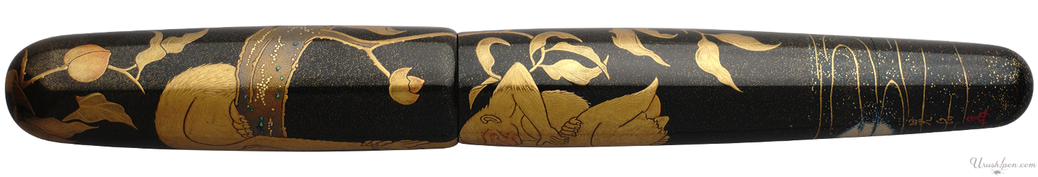 Danitrio Enko Sokugetsu Maki-E on Mikado Fountain Pen