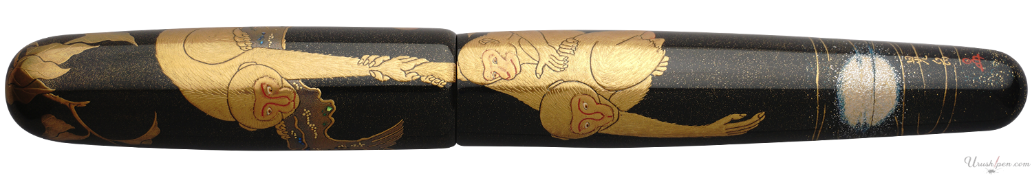 Danitrio Enko Sokugetsu Maki-E on Mikado Fountain Pen