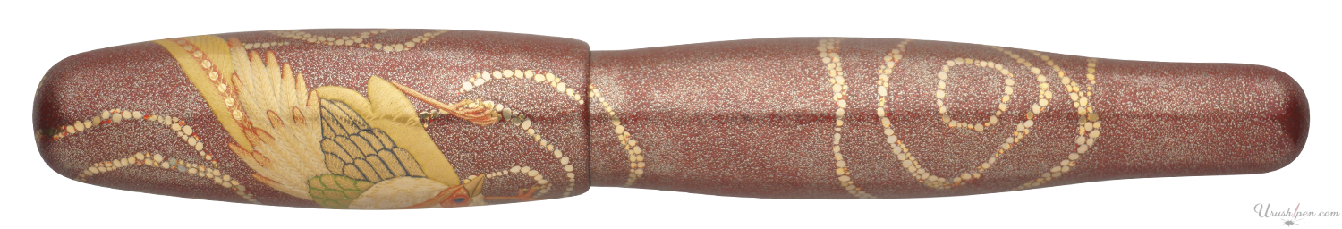 Danitrio Golden Pheasant Maki-E on Hyotan Fountain Pen