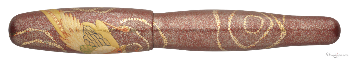 Danitrio Golden Pheasant Maki-E on Hyotan Fountain Pen