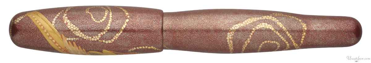 Danitrio Golden Pheasant Maki-E on Hyotan Fountain Pen