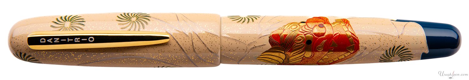 Danitrio Shishi-mai Lion Dancing Maki-E on Takumi Fountain Pen