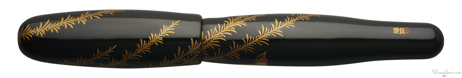 Danitrio Two Swallows Maki-E on Hyotan Fountain Pen