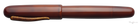 Danitrio Tame-nuri in Bengara Red on Densho Fountain Pen