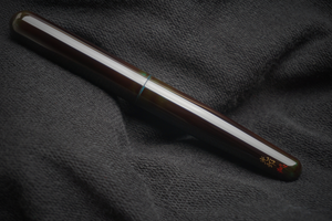 ShiZen Mokuso Ao Tame-nuri on Ranga M4C Fountain Pen