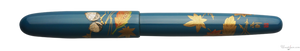 Danitrio Autumn Leaves on Blue Maki-E on Hanryo Fountain Pen