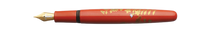 Load image into Gallery viewer, Danitrio Yamato Cockroach on Red Maki-E on Hanryo Fountain Pen Open