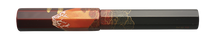 Load image into Gallery viewer, Danitrio Red Mt. Fuji Maki-E on Sho-Hakkaku Fountain Pen Closed