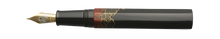 Load image into Gallery viewer, Danitrio Red Mt. Fuji Maki-E on Sho-Hakkaku Fountain Pen Open