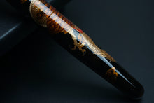 Load image into Gallery viewer, ShiZen Dragon&#39;s Descent on Ranga M5 Fountain Pen