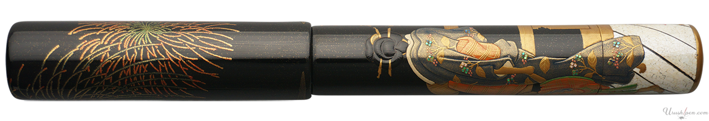 Danitrio Fireworks (Summer of 4 Seasons) Maki-E on Genkai Fountain Pen