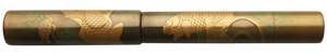 Danitrio Hokusai's Koi Carp & Turtles Maki-E on Genkai Fountain Pen