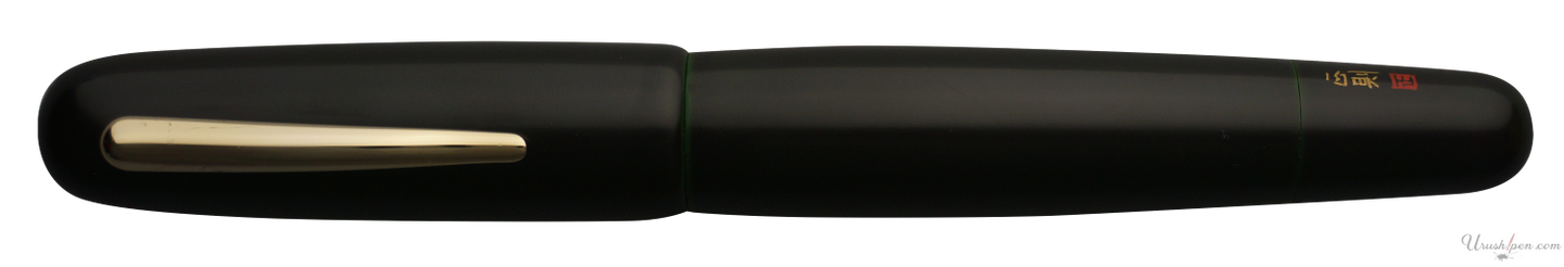 Danitrio Irokeshi-Dame in Blue Green on Mikado Fountain Pen Closed