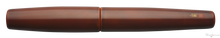 Load image into Gallery viewer, Irokeshi-dame in Yellow on Mikado Flat-Top Fountain Pen Closed
