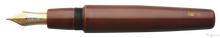 Load image into Gallery viewer, Irokeshi-dame in Yellow on Mikado Flat-Top Fountain Pen Open