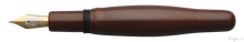 Load image into Gallery viewer, Danitrio Irokeshi-dame in Red on Hyotan Fountain Pen Open