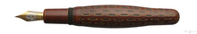 Load image into Gallery viewer, Danitrio Kama-nuri ki yellow hyotan fountain pen open