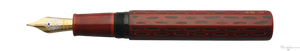 Danitrio Kama-nuri in Black over Red on Sho-Hakkaku Fountain Pen